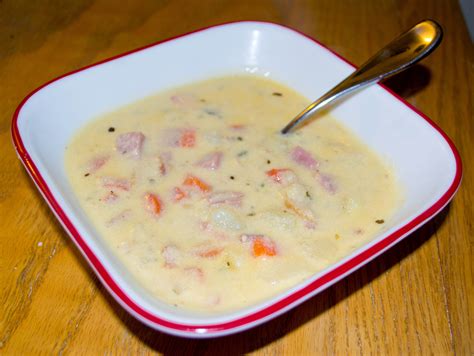 Ham & Bacon Potato Soup Recipe