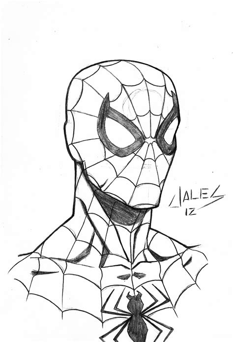 Amazing Spider Man Drawing at GetDrawings | Free download