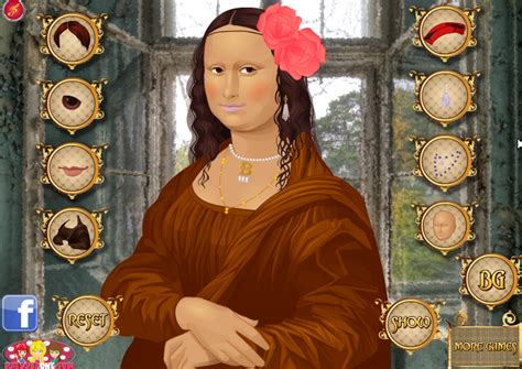 Lisa Game, Vinci, Mona Lisa, Makeover, Walls, Ruffled, Paper, Women ...