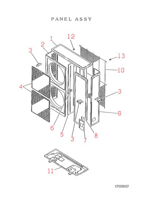 FDC506CES PANEL ASSY | MRE Spare Parts