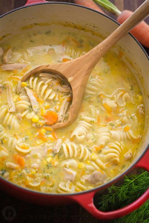 Simple Way to Homemade Thick Chicken Noodle Soup Recipe