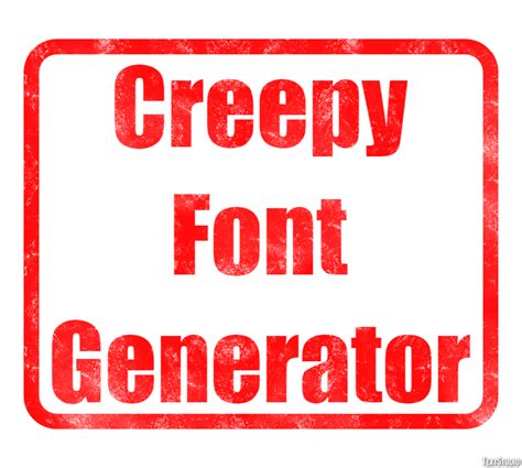 Creepy Font Generator Text Effect and Logo Design Font