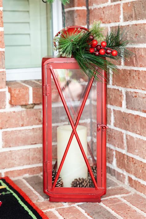 Easy Front Porch Christmas Decorations | First Day of Home