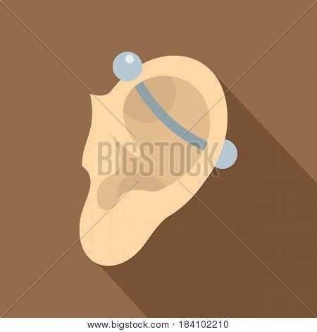 Human Ear Piercing Vector & Photo (Free Trial) | Bigstock