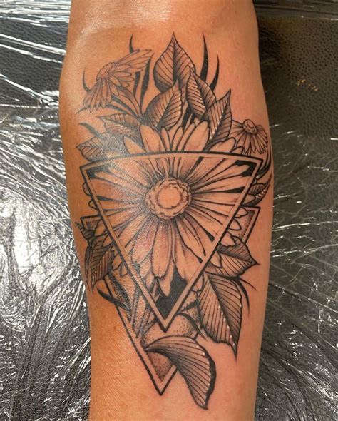 Sunflower Triangle Tattoo Meaning | Best Flower Site