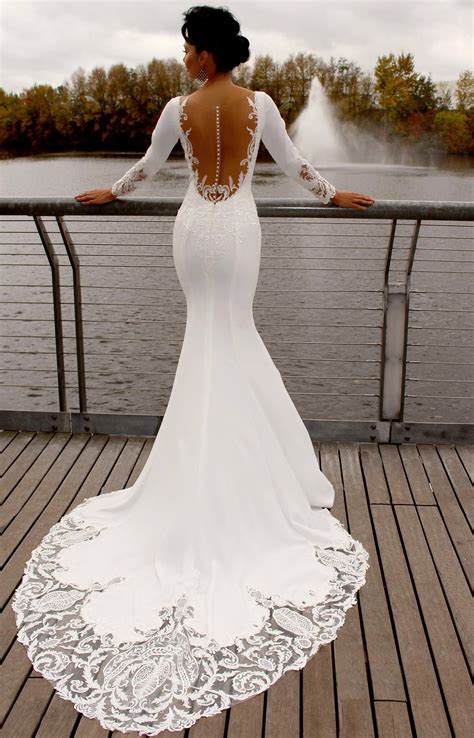 60 stunning long sleeve wedding dresses for brides – Artofit