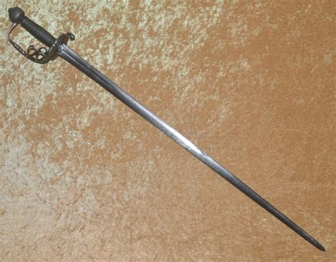 ﻿English Officer's Rapier/Broadsword, ca. 1660 - Antique Weapon Store