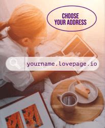 LovePage.io - Create a website for your love