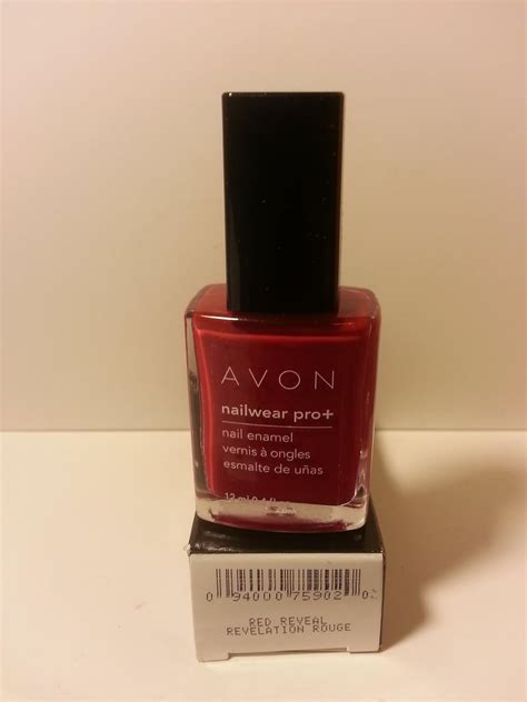 amazoncom avon nailwear pro red reveal nail polish beauty