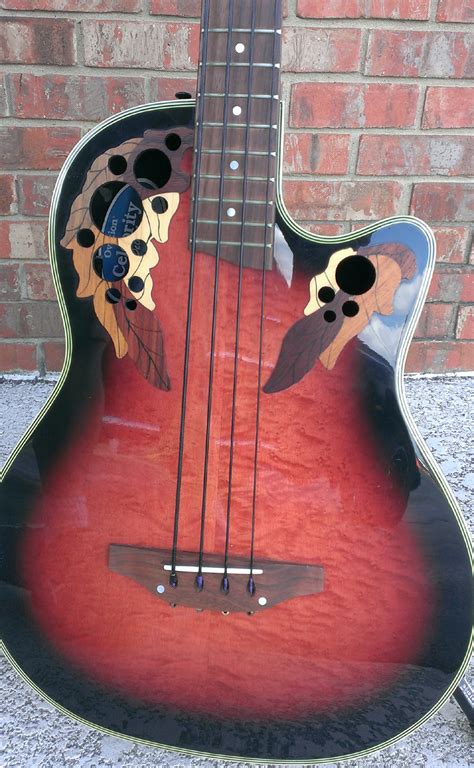 ovation celeb acoustic  string lowend bass shop vault