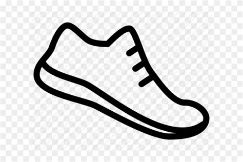 Track Running Shoes Outline - Draw A Running Shoe Easy - Free ...