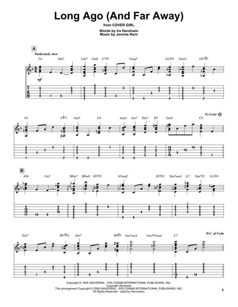 Long Ago (And Far Away) | Sheet Music Direct