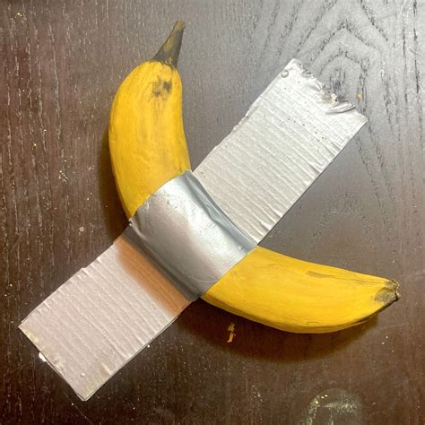 Duct Tape Banana Hand Painted Fine Art Sculpture - Etsy