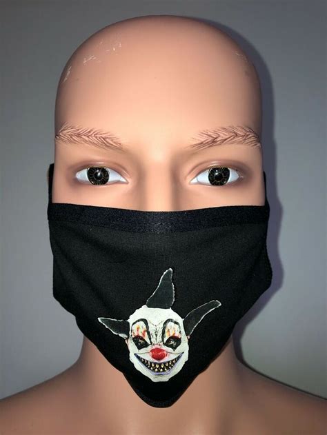 Conehead Scary Clown Face Mask Pack Of 4 Masks