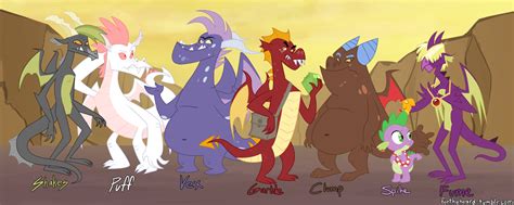 Garble - Dragon line up by peachiekeenie on DeviantArt