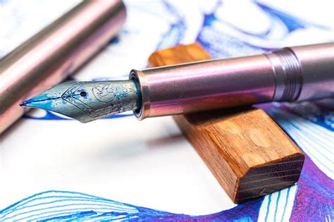 A fun drawing and a fun titanium pen pen - Titaner. : r/fountainpens