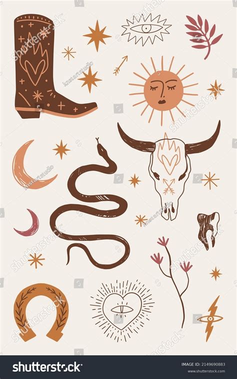 4,685 Western Boho Vector Images, Stock Photos & Vectors | Shutterstock
