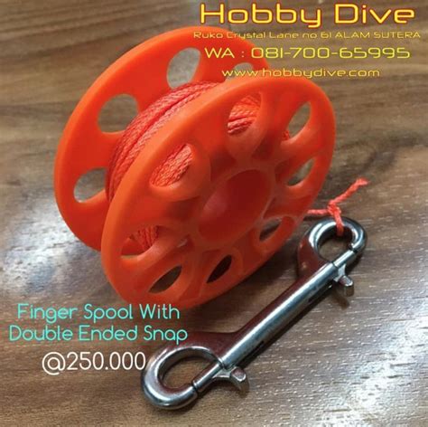 SMB Reel Scuba Diving Finger Spool With Double Ended Snap HD-197 ...