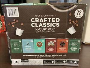 Crafted Classics Coffee Keurig K-Cup Pod Variety Pack 72-count - Med ...