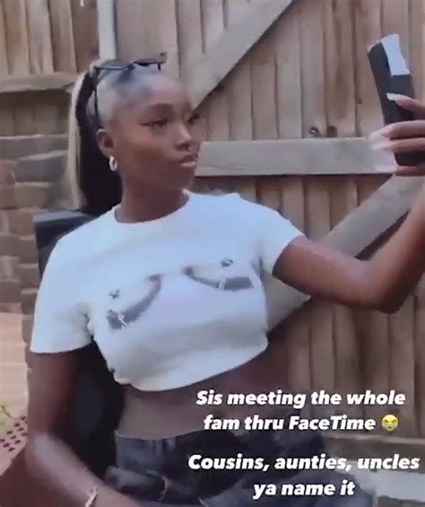 'Love Island's' Indiyah wears 'naked' top to meet Dami's grandma