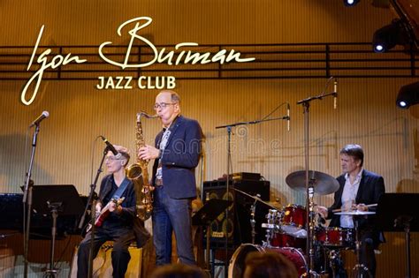 russia stpetersburg  february   jazz quartet