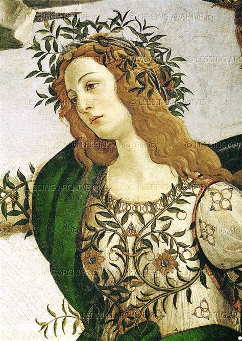Pallas Athena. Detail of Pallas and Centaur by Sandro Botticelli ...