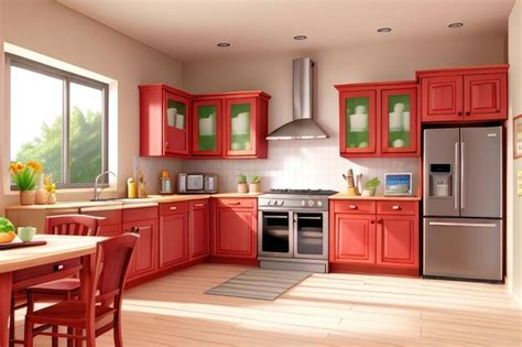 Premium AI Image | modern kitchen interior
