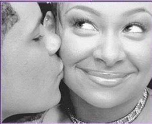 Awww this is cute Devon giving Raven a kiss on her check | Tv couples, Couples, Couple photos