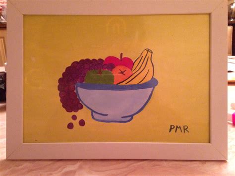 Fruit bowl | Acrylic painting, Fruit bowl, Painting