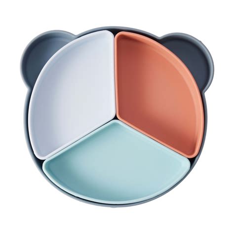 Silicone Suction Divided Plate - Kmart