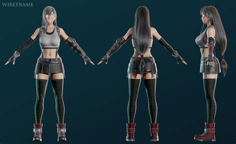 3D model Tifa Lockhart - Game Ready VR / AR / low-poly rigged | CGTrader