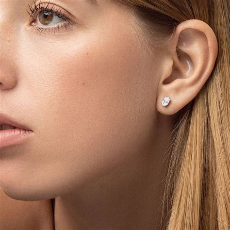 diamond stud earrings yellow gold  dorothy bufkin blog