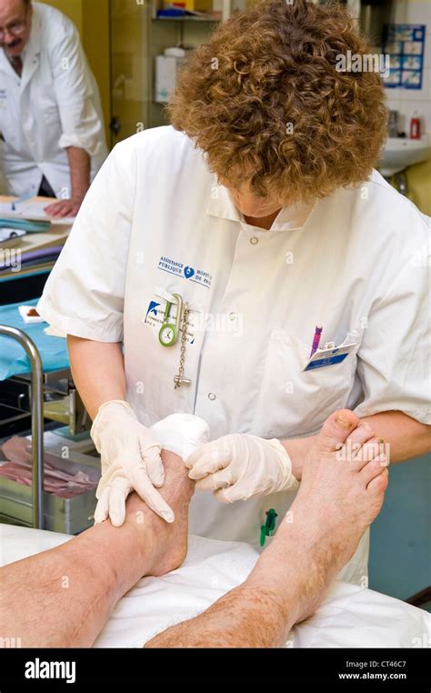 DIABETIC FOOT CARE Stock Photo - Alamy