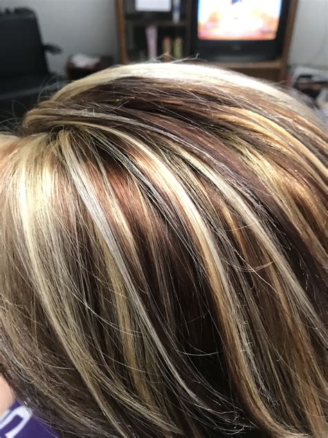 Chocolate Lowlights with Blonde Highlights: A Sweet Twist on Hair Color ...