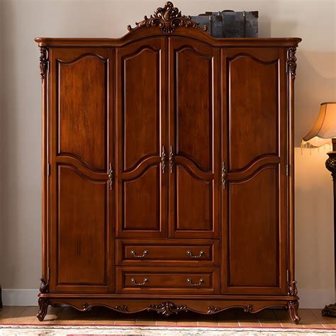 french country style wardrobe armoire wood wardrobe  bedroom