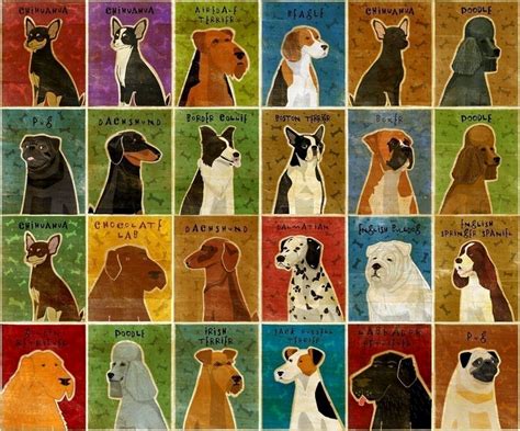 Pick Your Pooch Dog Art Print- 8" x 10" Dog Wall Decor- Whimsical Dog ...