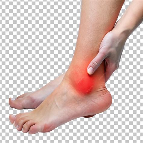 Swollen Ankle Illustration | Premium AI-generated PSD