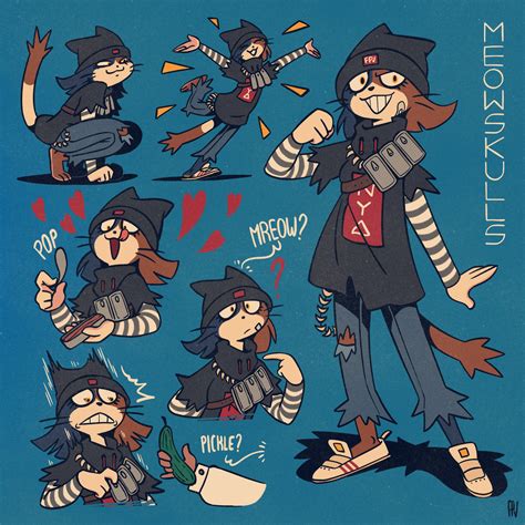 #193289 - safe, artist:fox-popvli, meow skulls (fortnite), cat, feline