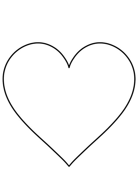 Heart shapes to print out