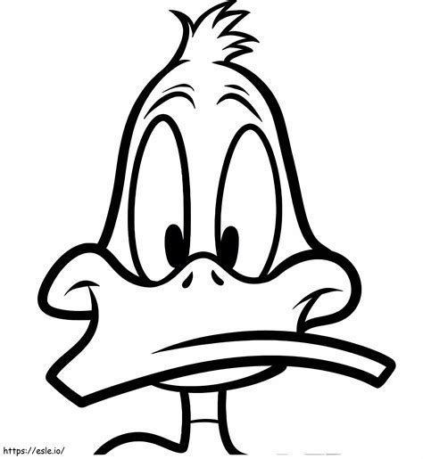Daffy Pato Looney Tunes Kaczor Kleurplaat Colouring Kolorowanka