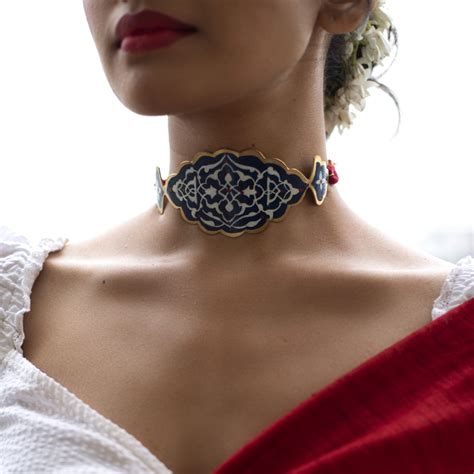 Neel Brass Handpainted Choker – Local Nation