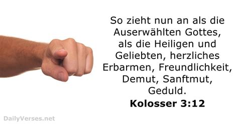 Kolosser 3:12 - Bibelvers - DailyVerses.net
