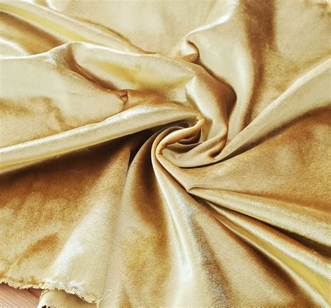 Gold Velvet Fabric Gold Velvet DIY Fabric Upholstery - Etsy