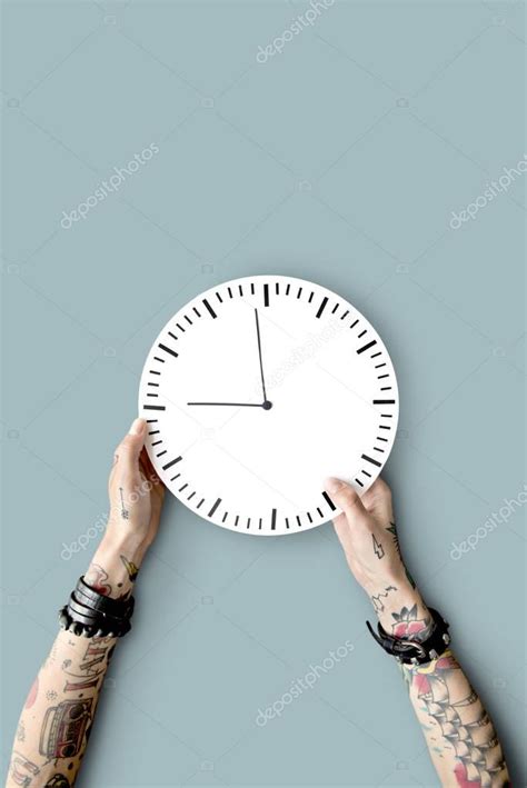 Hands in tattoos with clock Stock Photo by ©Rawpixel 129851190