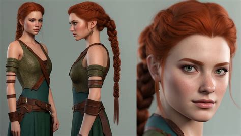 Shenai Face character sheet for an Scottish DA by BlueSiriusRising on ...