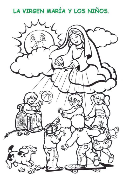 19 best images about Mary Coloring Pages on Pinterest | Pentecost, Holy ...