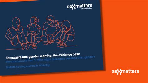 teenagers  gender identity sex matters