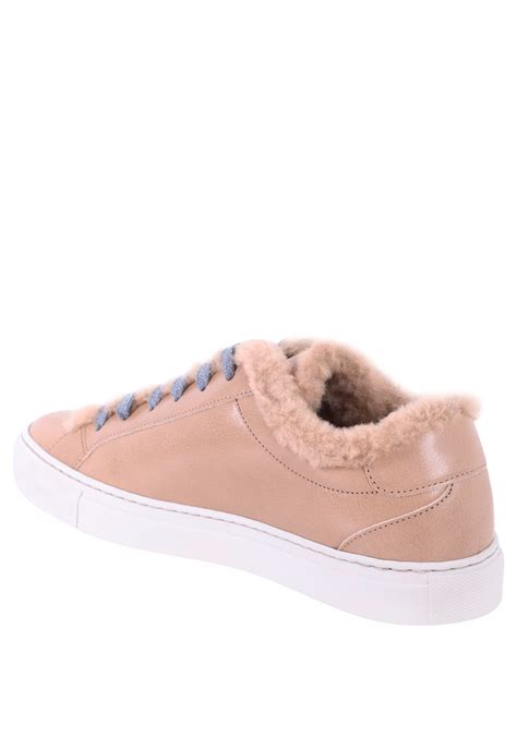 Кеды Brunello Cucinelli MZLKG2055 цвет коричневый - купить в интернет ...