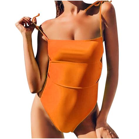 Buigttklop One-Piece Bikini Set for Women Plus Size,Women Comfortable