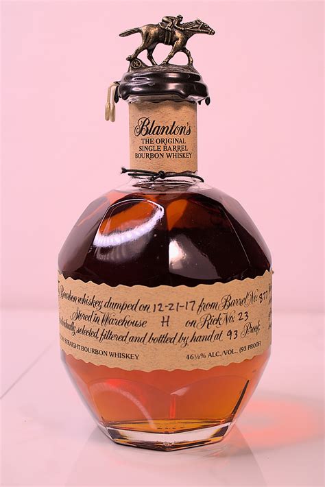 blantons original single barrel bourbon  pour cocktails